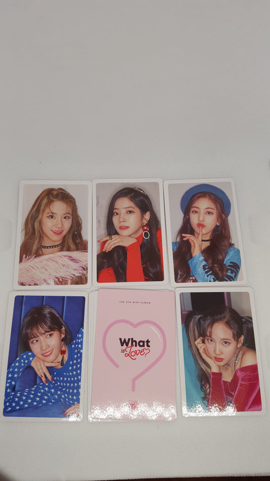 What is LOVE - TWICE photocard set A