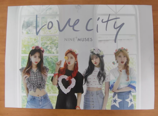 Nine Muses - Love City Official poster