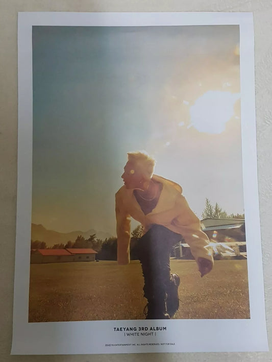 Taeyang White Night Official poster
