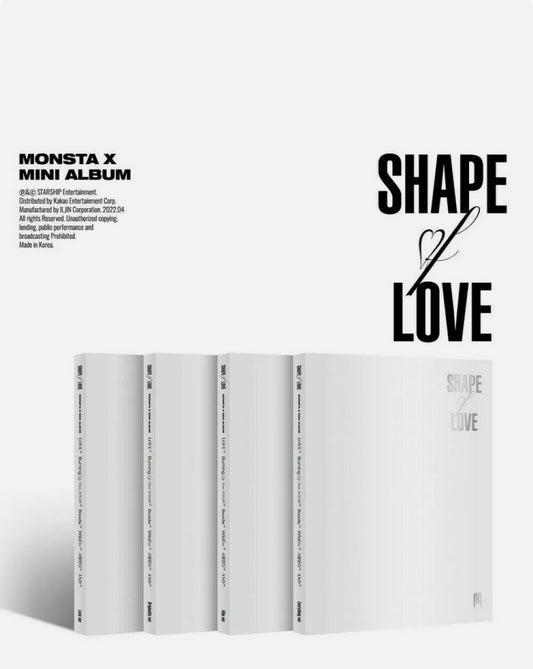 MONSTA X 11th mini album Shape of LOVE (Pre-order benefit)