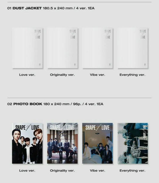 MONSTA X 11th mini album Shape of LOVE (Pre-order benefit)